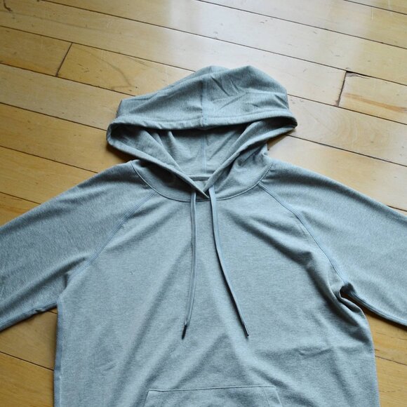 Quince Flowknit Pullover Hoodie US XS Women Heather Aloe - Picture 2 of 11